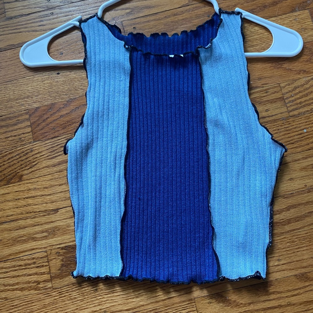 Blue tank top